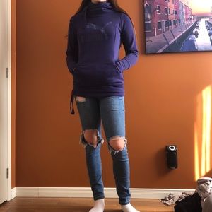 Purple puma sweater
